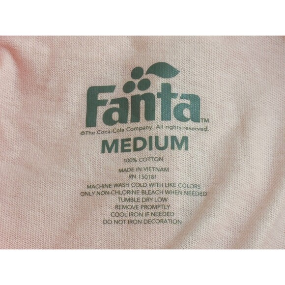 FANTA Women's Short Sleeve Pull-Over Pink T-Shirt Medium NWT - Picture 4 of 6